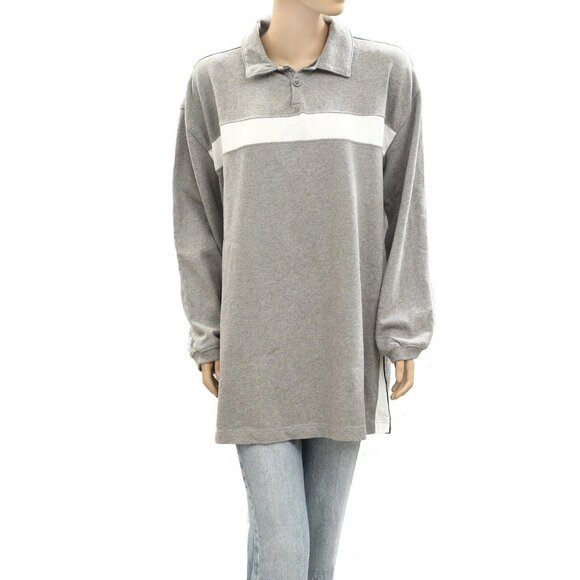 Gola x Anthropologie Team Jersey Mini Dress Floral Graphic Striped M NEW 276508 - Picture 6 of 10